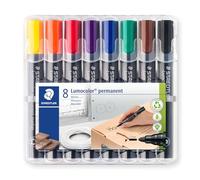 Staedtler Rotuladores permanentes 352 WP8 de colores — Caja con 8 unidades