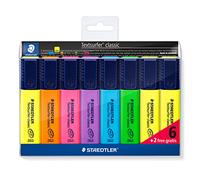 STAEDTLER 364 A WP8 ST, Set de 8 Marcadores Fluorescentes, Multicolor