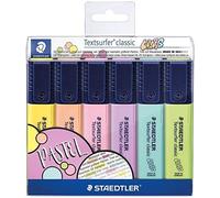 Staedtler Rotuladores fluorescentes Textsurfer 364 CWP6 – Estuche 6 colores variados