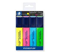 STAEDTLER 364WP4 - Estuche con 4 Marcadores Fluorescentes, Multicolor