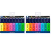 STAEDTLER 364WP8 - Marcadores fluorescentes, 8 Unidades (Paquete de 2)