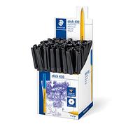 Staedtler 430 F - Bolígrafo de bola (50 unidades), color negro