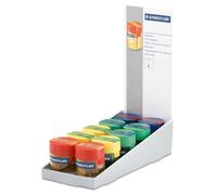 Staedtler 511 006 - Afilalápices con depósito transparente de colores variados. Caja con 10 unidades.