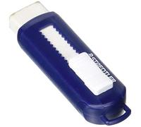 Staedtler 525 PS1 Gomma con protezzione in plastica, ftalati e latex free, Bianco/Blu, 1 pezzo