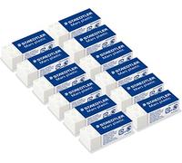 Staedtler 526 53 abk3d goma de borrar Mars Plastic Mini de ftalatos) y látex, 3 unidades en blíster, 1 gratis), color blanco