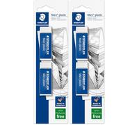 Staedtler 52650BK2DA - Goma de borrar (2 unidades) (Paquete de 2)