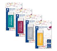 STAEDTLER 52650E1BK1 Mars - Borrador de plástico de color sándwich (1 unidad)