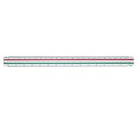 Staedtler 561 98 - 1BK Escalímetro Architekt 30 cm, 6 Escalas, Farbige mediacaña