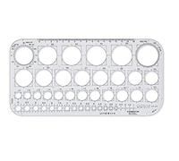 Staedtler Plantilla de círculos 576 01 F transparente