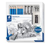 STAEDTLER 61 100 Piezas, Lápices de Madera, Gris