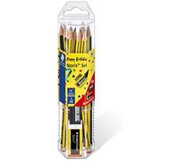 Staedtler Lápices Noris 61 120P2 Ed. Limitada Aniversario - Tubo 12 HB, goma y afilalápices gratis