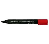 Staedtler Marcador permanente 719252 punta cónica color rojo