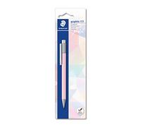 STAEDTLER 777 05BKPAST - Portaminas mecánico con cuerpo engomado y minas de grafito, Multicolor
