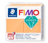 Staedtler 8010-401. Pasta para modelar con tacto efecto piel Fimo Effect. 1 bloque de 57 gramos de color naranja neón.