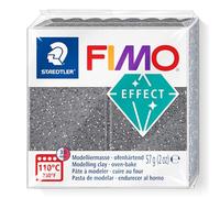 STAEDTLER 8010-803 FIMO Effect - Arcilla de modelado polimérica endurecida al horno, granito de piedra (1 bloque de 57 g)