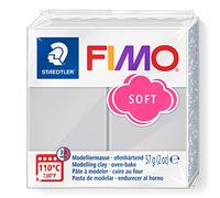 Staedtler 8020-80. Pasta para modelar de color gris delfín Fimo Soft. Caja con 1 pastilla de 57 gramos.