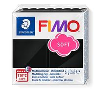Staedtler 8020-9. Pasta para modelar de color negro Fimo Soft. Caja con 1 pastilla de 57 gramos.
