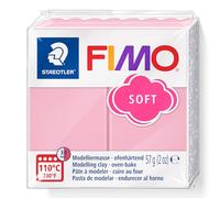 STAEDTLER 8020-T21 FIMO Soft - Arcilla polim rica de modelado de endurecimiento al horno - Crema de fresa (1 bloque de 57 g)