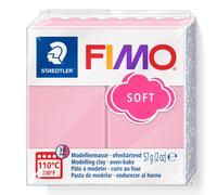 STAEDTLER 8020-T21 FIMO Soft - Arcilla polim rica de modelado de endurecimiento al horno - Crema de fresa (1 bloque de 57 g)