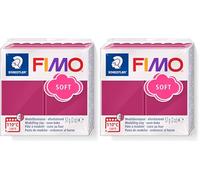 STAEDTLER 8020-T23 FIMO - Arcilla de modelado polimérica suave endurecida al horno, bayas congeladas (1 bloque de 57 g) (Paquete de 2)