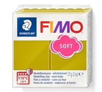 STAEDTLER 8020-T51 FIMO - Arcilla de modelado polimérica suave endurecida al horno, hierba de playa (1 bloque de 57 g)