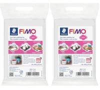 STAEDTLER 8021-0 ST Pasta para modelar de Color Blanco Fimo Soft. Caja con 1 Pastilla de 454 Gramos (Paquete de 2)