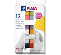 STAEDTLER 8023 C12-5 FIMO Soft Oven-Hardening Polymer Modelling Clay - Assorted