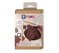 STAEDTLER 8025 HTC1 FIMO - Arcilla de modelado polimérica endurecida al horno - Cómo crear, efecto madera (paquete de 6 piezas)
