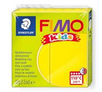 STAEDTLER 8030-01. Pasta para modelar Fimo Kids. Caja con 1 Pastilla de 42 Gramos de Color Amarillo.