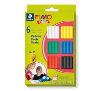 Fimo Kids Basic Set, Assorted, Pack of 6 Basic set Pack of 6 (Importación USA)