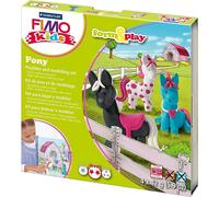 STAEDTLER 8034 Fimo Kids Juego Y Kit De Modelado Pack De 4 Pony