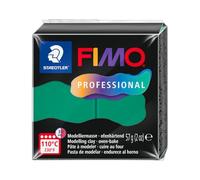 STAEDTLER 8040-500 ST Fimo Prof - Pasta para modelar (57 g), color verde | Se endurece al horno, consistencia firme, alta estabilidad dimensional - trabajos de gran detalle - N.º de art. 8040-500