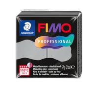 STAEDTLER 8040-80 ST Fimo Prof - Pasta para modelar (57 g), color gris | Endurece al horno, consistencia firme para trabajos detallados, resistente a roturas - Profesionales - Art. 8040-80