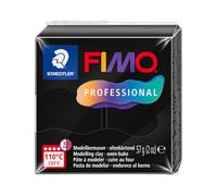 STAEDTLER 8040-9 ST Fimo Prof - Pasta para modelar (57 g), color negro | Pasta soda da forno ad alta stabilità di forma - per esperti, filigrana & dettagli - Art.-Nr. 8040-9