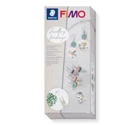 STAEDTLER 8625 SET2 FIMO - Accesorios de joyería - Accesorios surtidos para joyas de arcilla polimérica (incluye anillo cuadrado, collar de capas y cables de gancho)