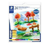 STAEDTLER 8880 C24 Design and Journey. Tubos de pintura acuarela. Caja con 24 tubos de pintura de colores variados