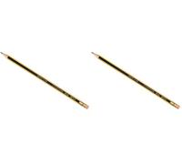 STAEDTLER 92437 Lápiz Noris Hb 2 con Goma de Borrar (Paquete de 2)