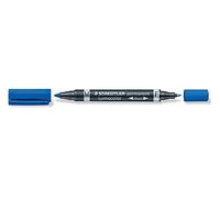 Staedtler 949317 - Rotulador permanente, doble punta, color azul