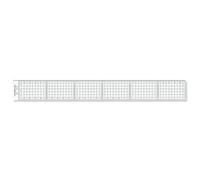 STAEDTLER 962 08-30 pour couper des carr_s gris r_gle _chelle _chelle grille de 5mm 1MM ligne pointill_ 30CM _chelle parall_le (japon d'importation)