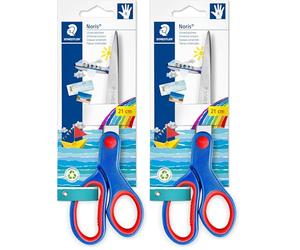 STAEDTLER 965 21 NBK Noris Tijeras para Niños - Diestros (21cm) (Paquete de 2)