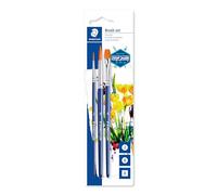 STAEDTLER-989-SBK3-3ST Synthetic Brushes, Color Azul, 2/8 (989-SBK3-3ST)