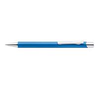 STAEDTLER Bolígrafo retráctil Elance 421 45 cuerpo metálico, tinta azul, ancho de línea M = punta media 0,35 mm. Caja 10 bolígrafos cuerpo color azul pacífico