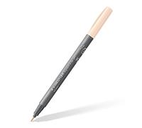 STAEDTLER Brush Pen Pigment Arts, color melocotón claro, punta de pincel para ancho de línea variable, resistente al agua, secado rápido, 10 rotuladores en estuche de cartón, 371-431