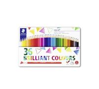 Staedtler Lápices de colorear triangulares Ergosoft 157 SB12 Colores surtidos 36 unidades
