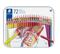 Staedtler Lápices de colores 175M72 ST, forma hexagonal, caja con 72 colores variados
