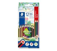 Staedtler Colored Pencil Noris Upcycled Wood Set (10+2)