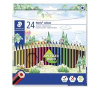 Staedtler Colored Pencil Noris Upcycled Wood set (24)