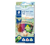 Staedtler Colored Pencil Noris Upcycled Wood triangular (12)