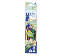 Staedtler Colored Pencil Noris Upcycled Wood triangular (6)