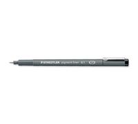 STAEDTLER Delineador con Pigmento 0.1mm Tinta Negra [Paquete de 2]